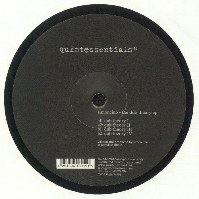 2. Simoncino - The Dub Theory EP