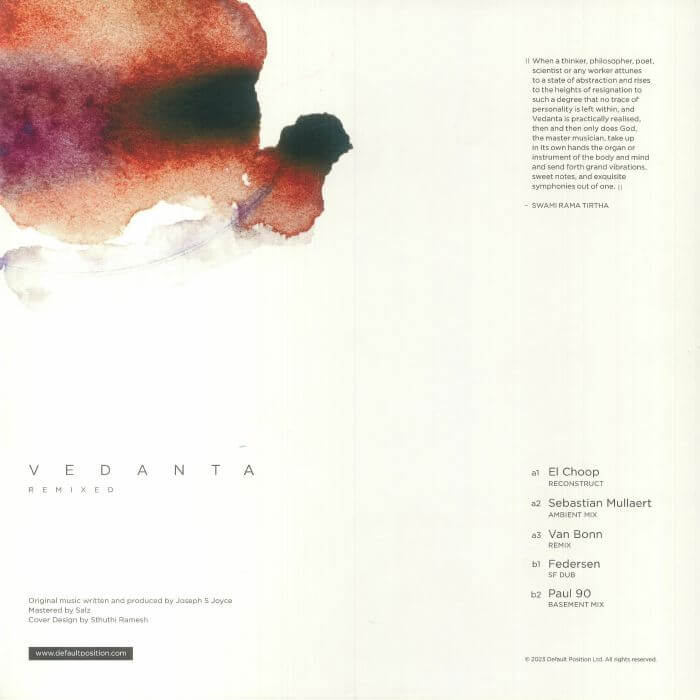 2. Joseph S Joyce - Vedanta Remixed