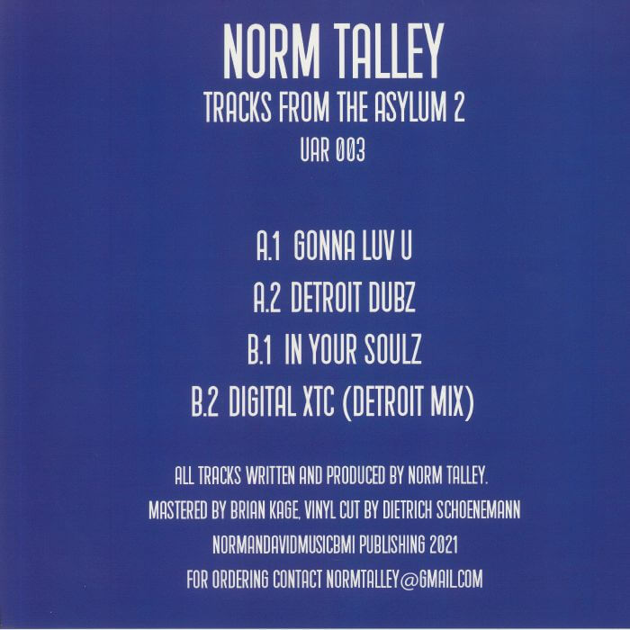 2. Norm Talley - Tracks From The Asylum 2