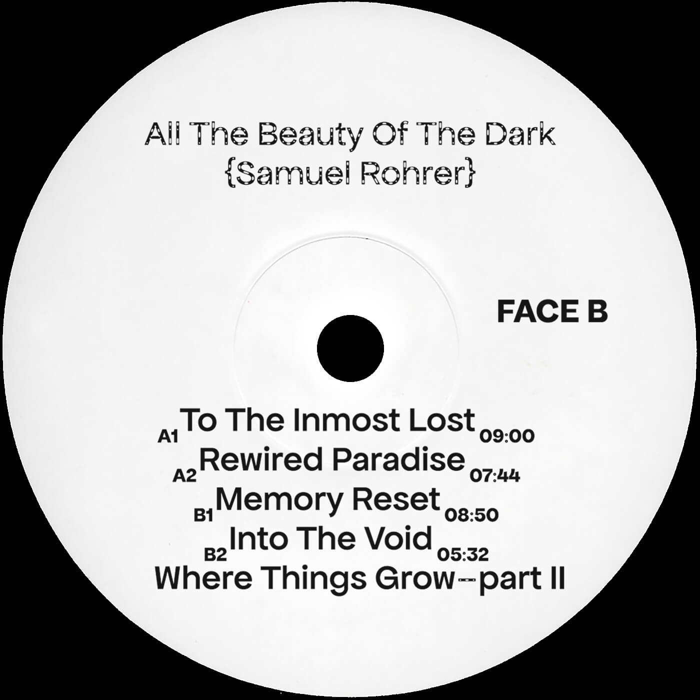 3. Samuel Rohrer - All The Beauty Of The Dark